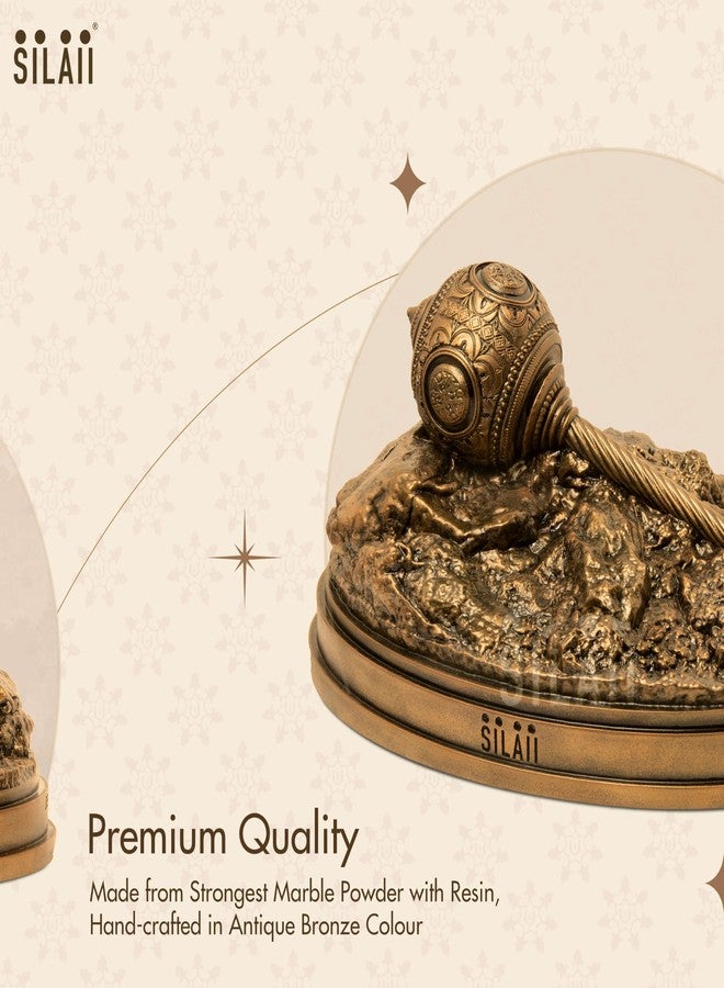 SILAII Lord Hanuman Gada - Divine Sculpture (6 INCH) - Image 4